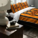 Oklahoma State Cowboys Stripe Style Bedding Set Best Selling