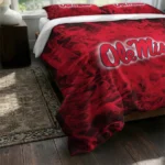 Ole Miss Rebels Red Mist Bedding Set Best Selling