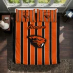 Oregon State Beavers Stripe Style Bedding Set Best Selling