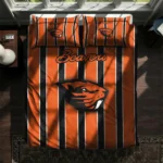Oregon State Beavers Stripe Style Bedding Set Best Selling