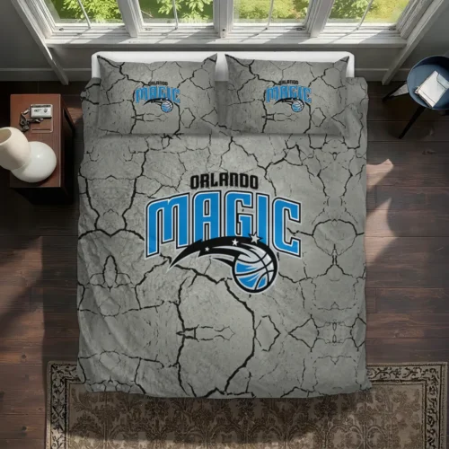 Orlando Magic Cracked Texture Bedding Set Best Selling