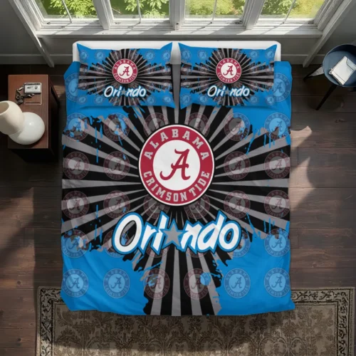 Orlando Magic Sunburst Splatter Bedding Set Best Selling