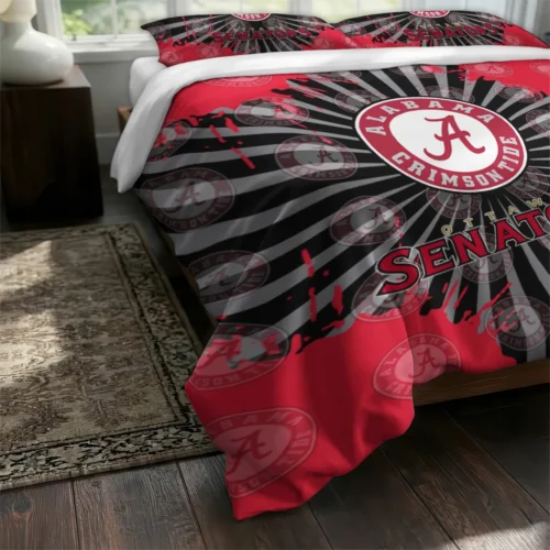 Ottawa Senators Sunburst Splatter Bedding Set Fashion Forward