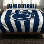 Penn State Nittany Lions Stripe Style Bedding Set Best Selling