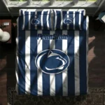 Penn State Nittany Lions Stripe Style Bedding Set Best Selling