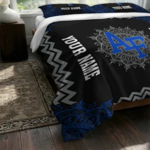 Personalized Air Force Falcons Mandala Lacework Bedding Set Fashion Forward
