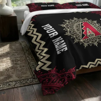 Personalized Arizona Diamondbacks Mandala Lacework Bedding Set Fashion Forward