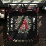 Personalized Arizona Diamondbacks Mandala Lacework Bedding Set Best Selling