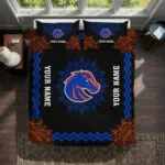 Personalized Boise State Broncos Mandala Lacework Bedding Set Best Selling