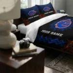 Personalized Boise State Broncos Mandala Lacework Bedding Set Best Selling
