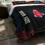 Personalized Boston Red Sox Mandala Lacework Bedding Set Best Selling