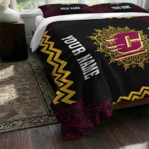 Personalized Central Michigan Chippewas Mandala Lacework Bedding Set Fashion Forward