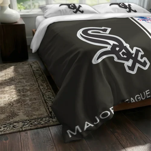 Personalized Chicago White Sox Mlb Logo Bedding Set Fashion Forward