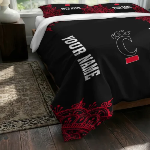 Personalized Cincinnati Bearcats Mandala Lacework Bedding Set Fashion Forward