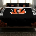 Personalized Cincinnati Bengals Mandala Lacework Bedding Set Best Selling