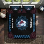Personalized Colorado Avalanche Mandala Lacework Bedding Set Best Selling
