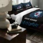 Personalized Colorado Avalanche Mandala Lacework Bedding Set Best Selling