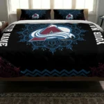 Personalized Colorado Avalanche Mandala Lacework Bedding Set Best Selling