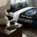 Personalized Creighton Bluejays Mandala Lacework Bedding Set Best Selling
