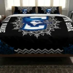 Personalized Creighton Bluejays Mandala Lacework Bedding Set Best Selling