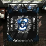 Personalized Creighton Bluejays Mandala Lacework Bedding Set Best Selling