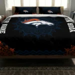 Personalized Denver Broncos Mandala Lacework Bedding Set Best Selling