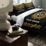 Personalized Denver Nuggets Mandala Lacework Bedding Set Best Selling