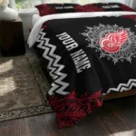 Personalized Detroit Red Wings Mandala Lacework Bedding Set Best Selling