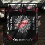 Personalized Detroit Red Wings Mandala Lacework Bedding Set Best Selling