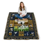 personalized fiu panthers snoopy coach blue quilt blanket best selling.webp