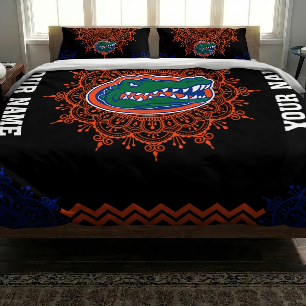 Personalized Florida Gators Mandala Lacework Bedding Set Latest Model Personalized Florida Gators Mandala Lacework Bedding Set Latest Model