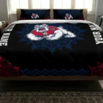 Personalized Fresno State Bulldogs Mandala Lacework Bedding Set Best Selling