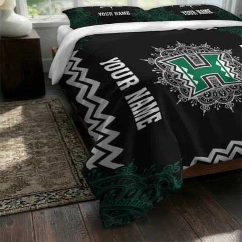 Personalized Hawaii Rainbow Warriors Mandala Lacework Bedding Set Fashion Forward