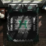 Personalized Hawaii Rainbow Warriors Mandala Lacework Bedding Set Best Selling