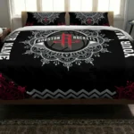 Personalized Houston Rockets Mandala Lacework Bedding Set Best Selling