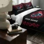 Personalized Houston Texans Mandala Lacework Bedding Set Best Selling