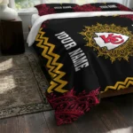 Personalized Kansas City Chiefs Mandala Lacework Bedding Set Best Selling