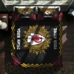 Personalized Kansas City Chiefs Mandala Lacework Bedding Set Best Selling