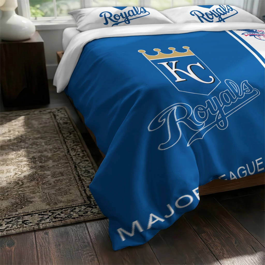 Personalized Kansas City Royals Mlb Logo Bedding Set Fashion Forward Personalized Kansas City Royals Mlb Logo Bedding Set Fashion Forward