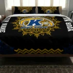 Personalized Kent State Golden Flashes Mandala Lacework Bedding Set Best Selling