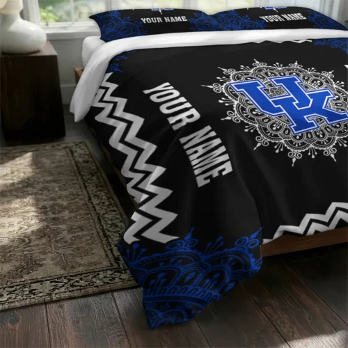 Personalized Kentucky Wildcats Mandala Lacework Bedding Set Fashion Forward