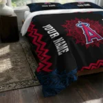 Personalized Los Angeles Angels Mandala Lacework Bedding Set Best Selling