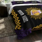 Personalized Los Angeles Lakers Mandala Lacework Bedding Set Best Selling