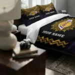 Personalized Los Angeles Lakers Mandala Lacework Bedding Set Best Selling