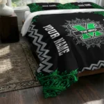 Personalized Marshall Thundering Herd Mandala Lacework Bedding Set Best Selling