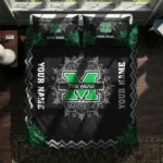 Personalized Marshall Thundering Herd Mandala Lacework Bedding Set Best Selling