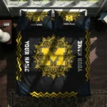 Personalized Michigan Wolverines Mandala Lacework Bedding Set Best Selling