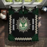 Personalized Milwaukee Bucks Mandala Lacework Bedding Set Best Selling