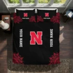 Personalized Nebraska Cornhuskers Mandala Lacework Bedding Set Best Selling