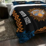 Personalized New York Knicks Mandala Lacework Bedding Set Best Selling